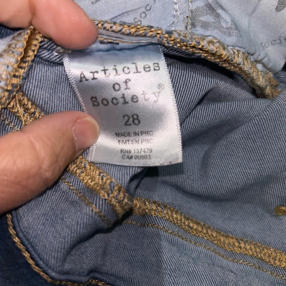 ARTICLES OF SOCIETY CARLY KAHUKU 28 crop skinny - Picture 6 of 7